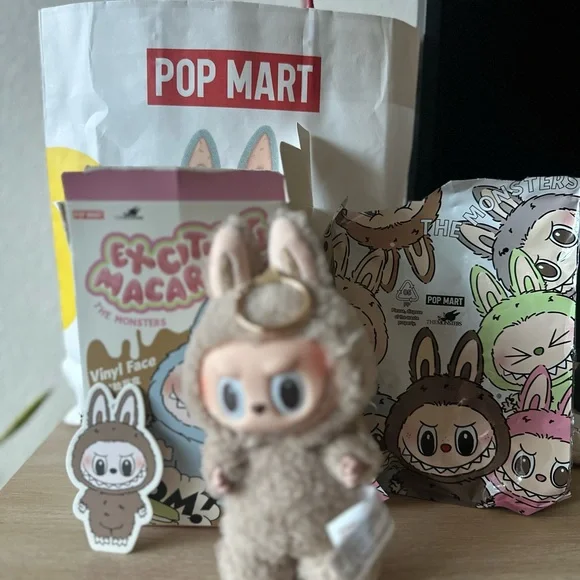 POP MART The Monsters Exciting Macaron Series - TOFFEE Open-Box Figure
